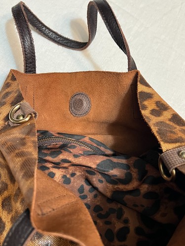 Marni Tasche Ledertasche Leopardenmuster Schultertasche Gold Hardwear - Bild 4 von 11