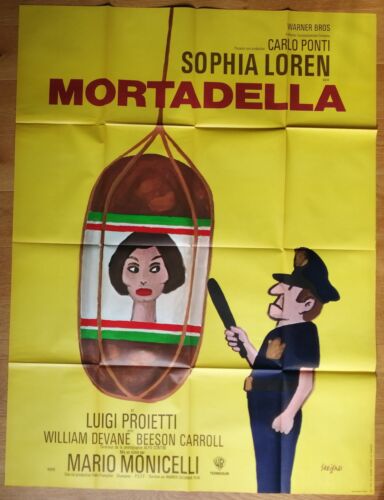 MORTADELLA sophia loren affiche cinema originale 160x120 SAVIGNAC
