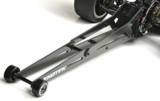 Exotek Racing - 22S Ladder Wheelie Bar Set, Carbon Fiber, Extra Long, Adjustable