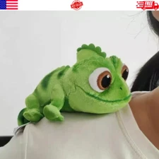 Disney Parks PASCAL SHOULDER PLUSH DOLL Rapunzel Tangled Magnet Magnetic Toy Gif