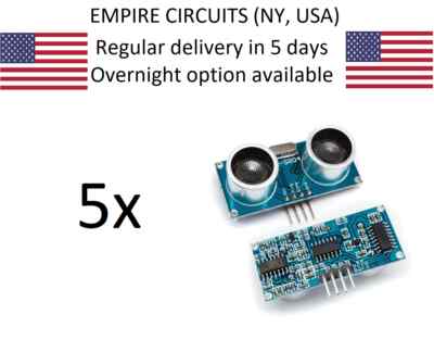 5x Ultrasonic Module HC-SR04 Distance Measuring Transducer Sensor For Arduino US
