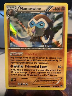 Pokemon Card - XY BREAKthrough 82/162 - MAMOSWINE (holo-foil) - NM