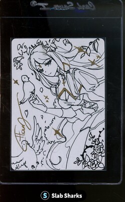 Grand Archive Gildas Chronicler of Aesa SR Artist Sketch Signed by