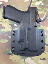 Black Kydex Light Bearing Holster for Glock 43X MOS Streamlight TLR-7 sub