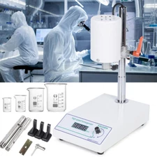 Electric Stirrer Mixer Agitator Lab Homogenizer Disperser Emulsifier High Speed