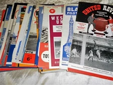 SPURS TOTTENHAM HOTSPUR AWAY PROGRAMMES 1960 - 4 - CHOSE FROM LIST 