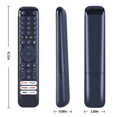 New RC833 GUB1 Voice Remote Control For TCL 65C845 50 55 75