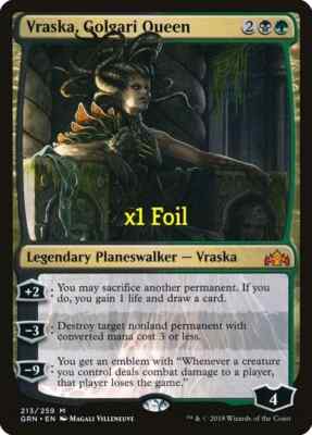 MTG Guilds of Ravnica GRN Vraska, Golgari Queen MINT (SELECT) | eBay