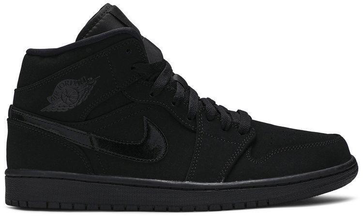 Zapatillas Nike Gamuza Negra Air Force One Negras Gamuza