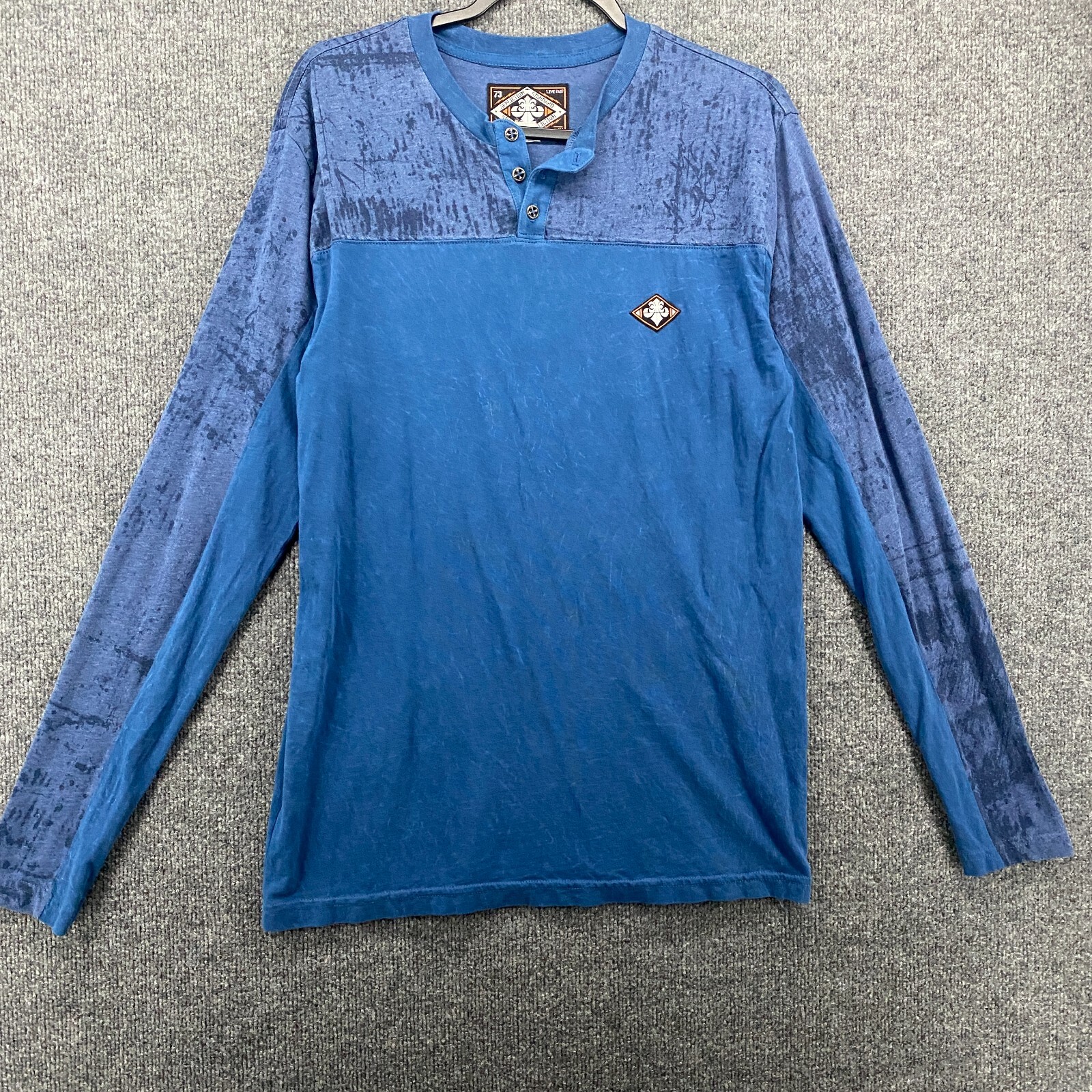 S Affliction Xtreme Couture Men's T-Shirt - Chief Motor Club Blue Biker Tee (S-5XL) Affliction Men's T-Shirt - Foto 2