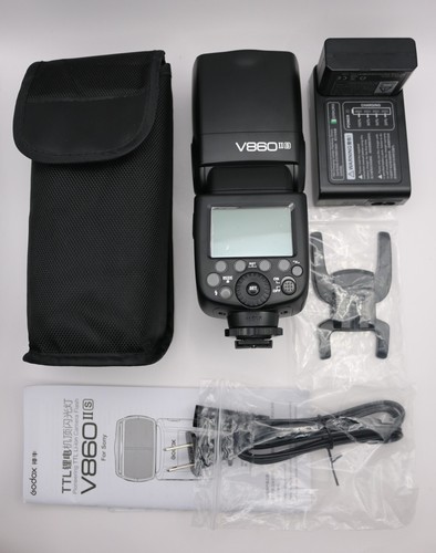 Godox V860II-S TTL HSS Flash for Sony Mirrorless & DSLR – Battery, Charger, Case - Picture 4 of 21