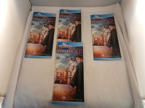2018 UNIVERSAL ORLANDO RESORT MAP PACKAGE "NEW" SET OF 4 - HARRY POTTER - Picture 2 of 7
