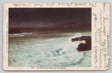 Postcard The Gathering Storm On The Pacific Ocean 1907 