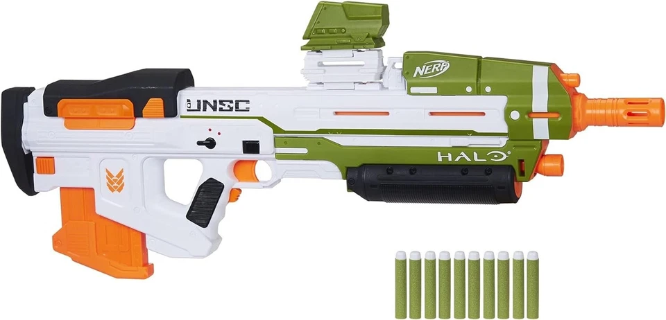 ⭐NEW⭐ 2020 Hasbro NERF Halo MA40 Motorized Dart Blaster with Game Add On/Code - Image 4 of 4