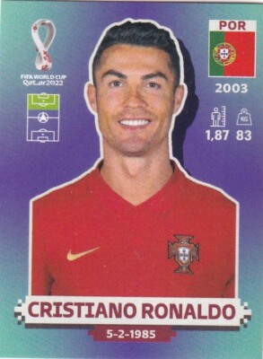 Panini Qatar World Cup Sticker 2022 Nr. POR 18 Cristiano Ronaldo