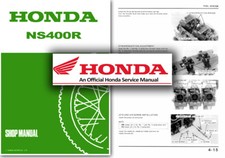 Honda NS400R Service Workshop Repair Shop Manual NS400 NS 400 Two Stroke