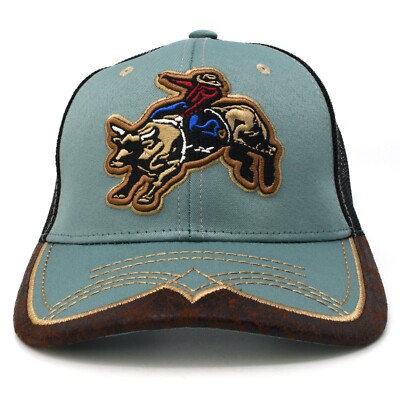 RODEO Western New Mesh Back Trucker Hat Snapback Adjustable  display picture 2
