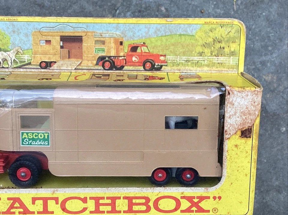 Matchbox King Size Articulated Horse Van New In The Box K-18 Lesney England NOS - Image 3 of 4