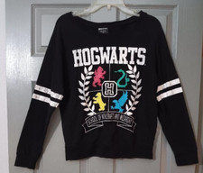 Hogwarts Size M Black Harry Potter Long-Sleeve Sweater