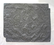 Jakson Gray Textured Pillow Shams Standard Size Envelope Closures 19.5 X 25.5"