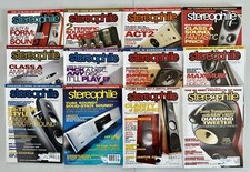 Stereophile Magazine Lot 12 Issues 2005 Complete Year Audio Amplifiers Speakers