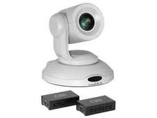 999-30420-300W PrimeSHOT 20 HDMI PTZ Camera with HDMI Extender (Tx/Rx) Kit/White