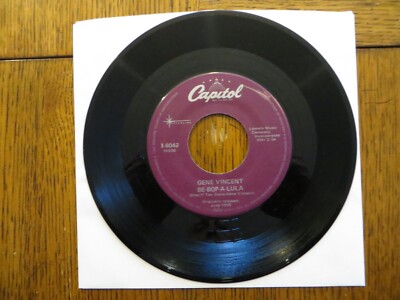 Gene Vincent   Be-Bop-A-Lula / Lotta Lovin' - 1988 - Capitol  X-6042 7'' Single
