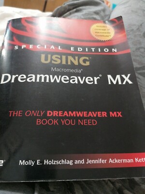 Using Macromedia Dreamweaver (Special Edition), Holzschlag, Molly E., New Book
