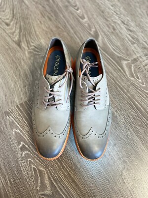 Cole Haan Original Grand Wingtip Oxford Mens Shoes Magnet Grey