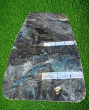 Gray Agate Table – Stylish and Modern Resin River Effect Design