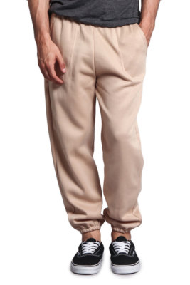 New Men's GYM Workout Basic Elastic Cuff Fleece Sweatpants  Small-5xl - HILLSP 