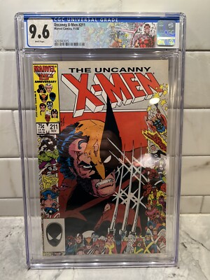 UNCANNY X-MEN 211 CGC 9.6 1st MARAUDERS Wolverine Sabretooth Key Cover 