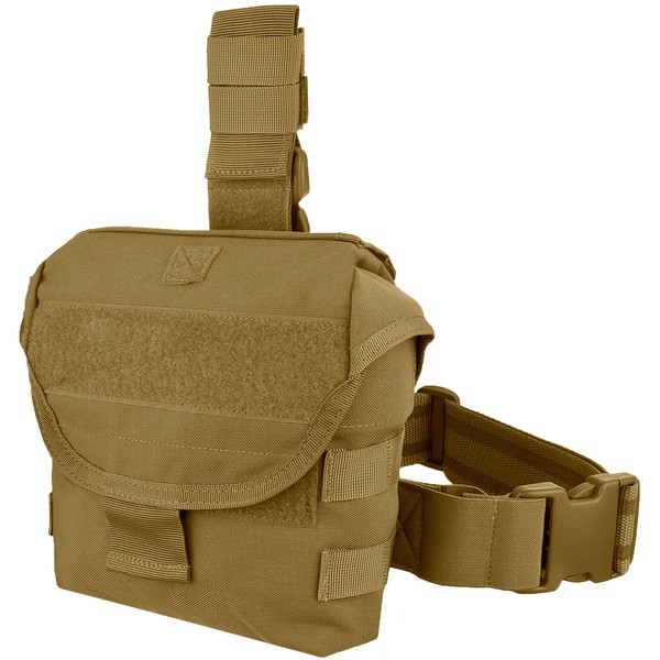 Condor Drop Leg Dump Pouch Mag Molle Bein Pocket SchießEn Airsoft Coyote Brown-image
