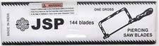 JSP  JEWELERS SAW BLADES 144 pieces 1 Gross  2/0 sb72 
