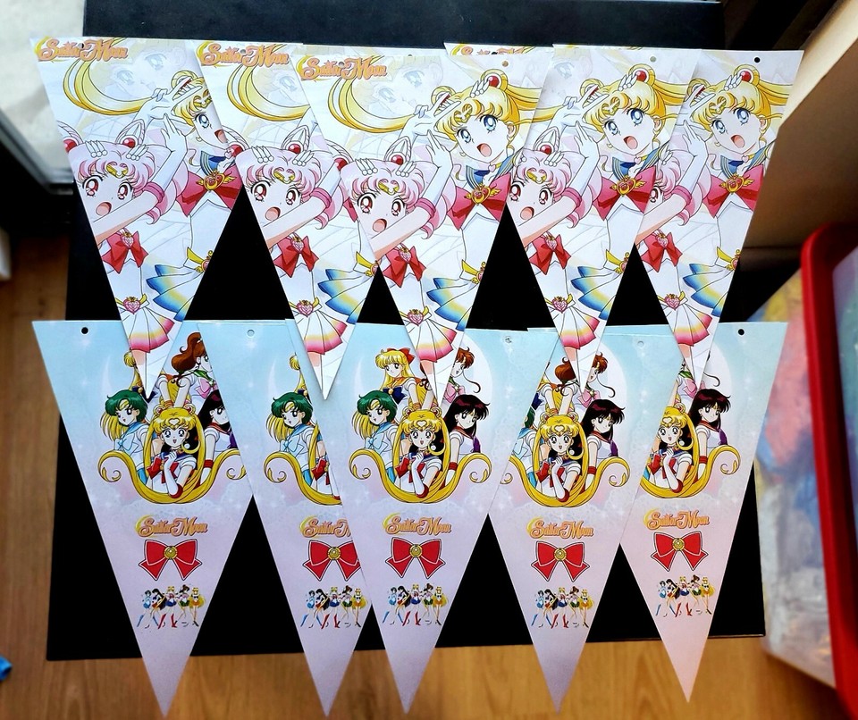 ANIME SAILOR MOON cupcake toppers Birthday Party Supplies cake BALLOON PLATE | eBay