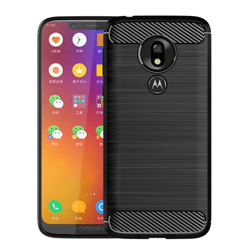 Funda blanda/cubierta/a prueba de golpes/ultra delgada de poliuretano termoplástico cepillado para Motorola Moto G7 Play - Imagen 8 de 25