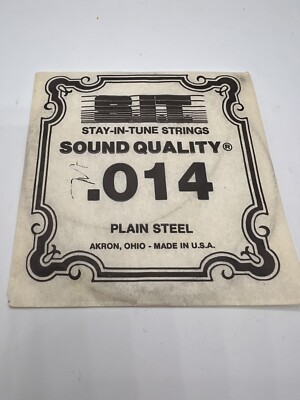 Stay-In-Tune Strings Sound Quality .014 Guitar Steel String Akron, OH USA