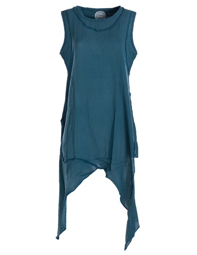 Vishes Lagenlook Kleid Zipfelkleid Elfenkleid Hippie Sommerkleid Strandkleid - Bild 18 von 27