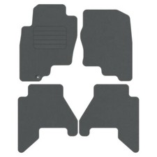 Velours Fußmatten für Nissan Pathfinder III Bj. 2004 – 2010 Automatten GRAU PREM