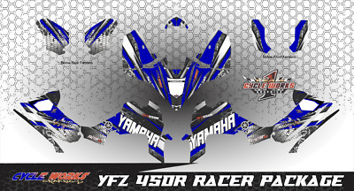 Racer Pack Graphics for YFZ450R Yamaha YFZ 450R 14-UP  Fuel Injection Decal R01
