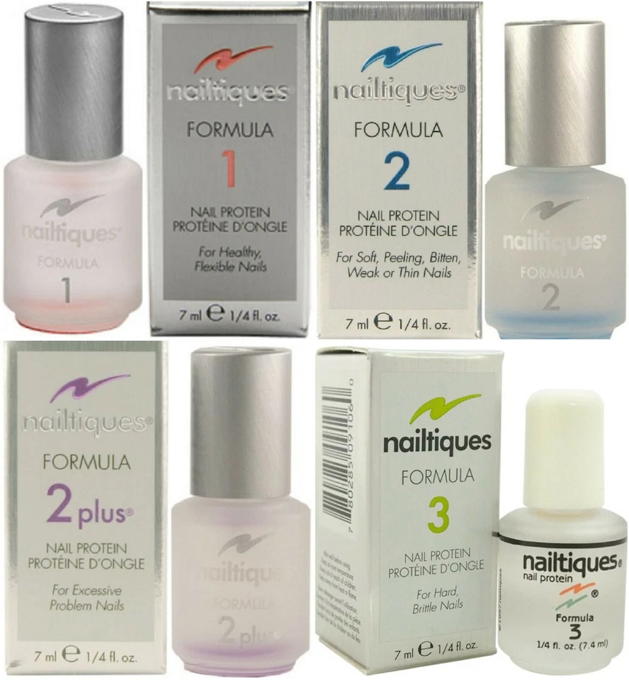 Nailtiques Nail Protein All Formulas & Sizes (4ml 1/8oz, 7ml 1/4oz, 15ml 1/2oz)