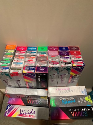 PRAVANA HAIR COLOR VIVIDS, NEONS, PASTELS,  NEW RED AND PINK HUES, JUICY & CRUSH