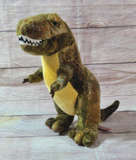 Douglas Cuddle Toys Plush Tyrannosaurus T-Rex Stuffed Dinousaur Sound 10" 2018
