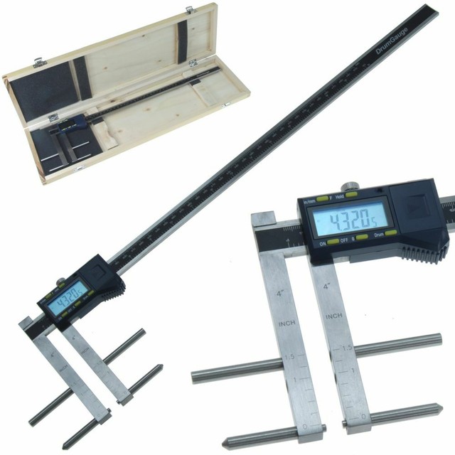 Brake Drum Caliper Rotor Digital Electronic Gauge 20" Measure Truck