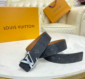 lv pyramide 40mm reversible belt