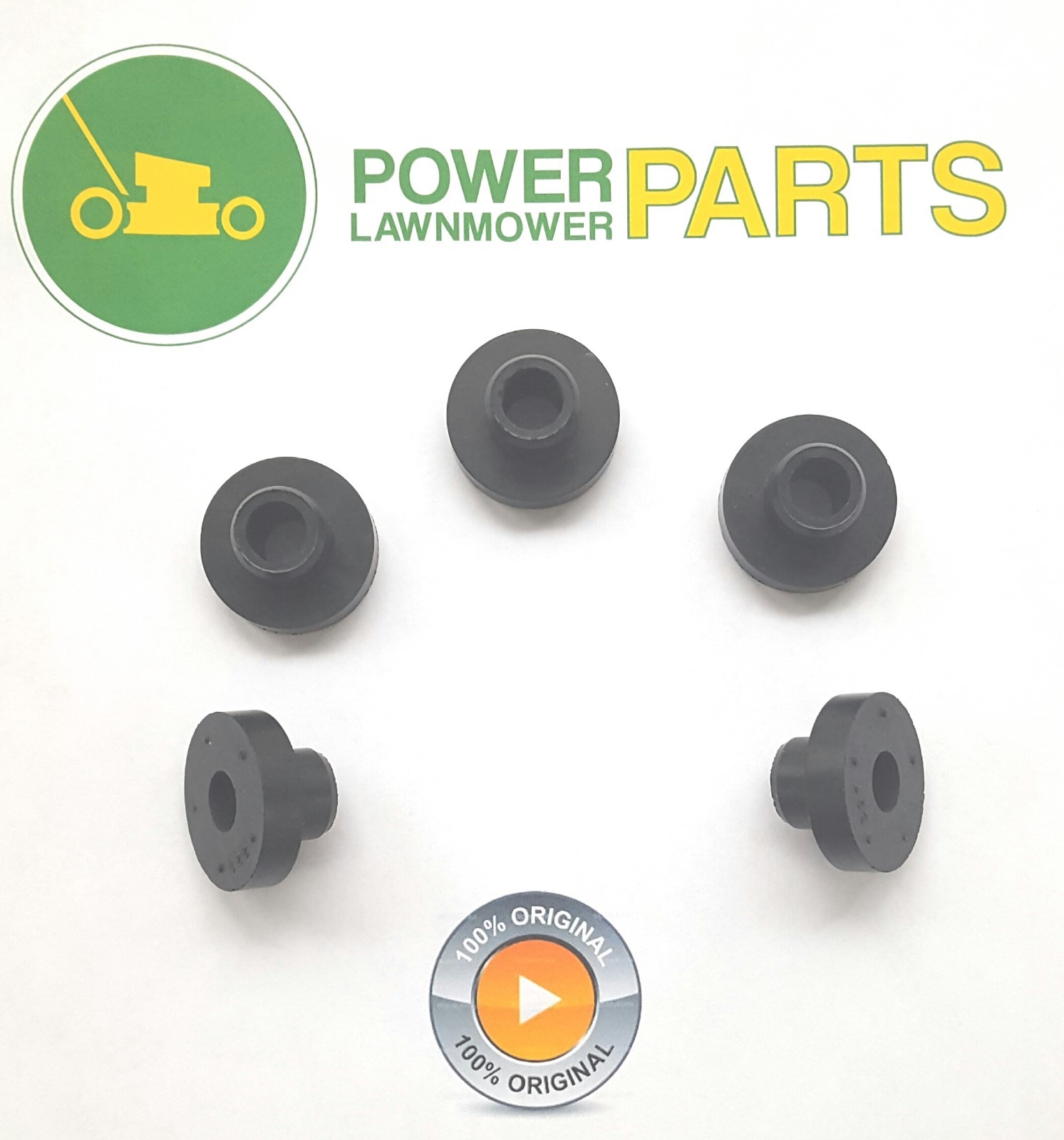 5 PACK ORIGINAL FUEL TANK BUSHINGS GROMMET,MOWERS, GENERATORS, PLASTIC