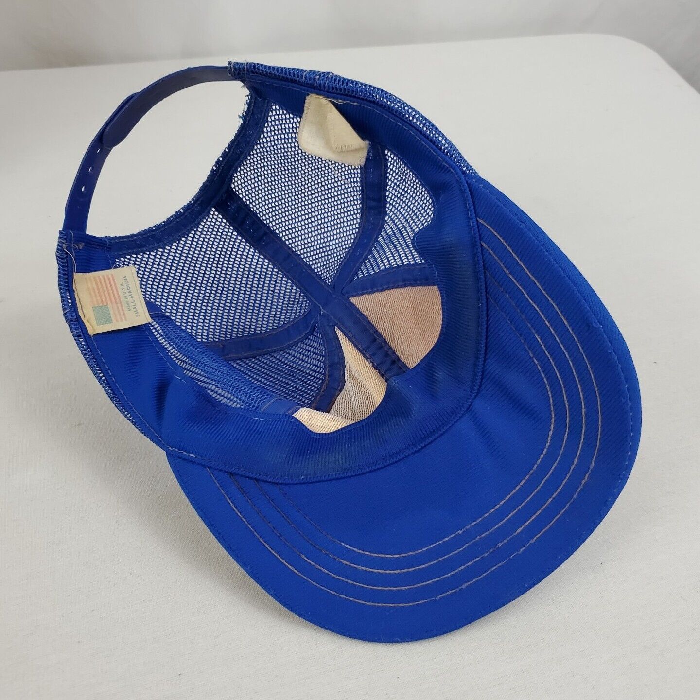 Vintage Milwaukee Brewers Mesh Hat Cap Snapback B… - image 8