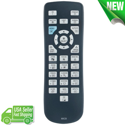 MXCB Replace Remote Control for Sanyo Projector PLC-XM100L PLC-XM150L PLC-XP100L