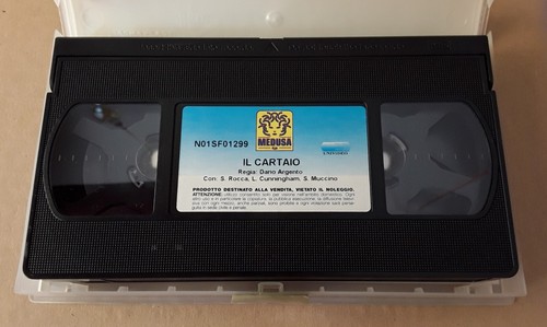 IL CARTAIO di Dario Argento. VHS, Medusa, 2003, VM14, ottimo come foto - Foto 3 di 4