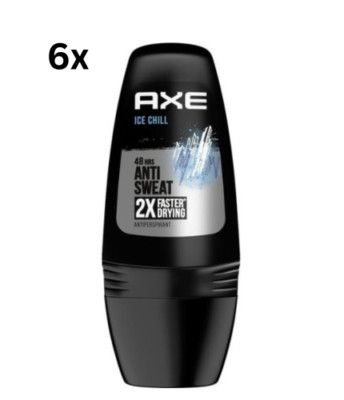 AXE Ice Chill Deo - Roll on - 48H Anti-Transpirant - 6X50ml